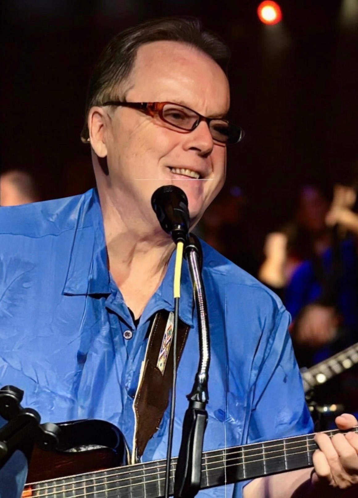 Dean Snellback performing live on stage